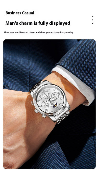 Reloj de Cuarzo Multifuncional para Hombre - Image 11