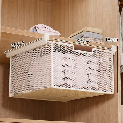 Organizador Colgante de Hierro Forjado con Cajones - Estantería Multicapa para Ropa - Image 8