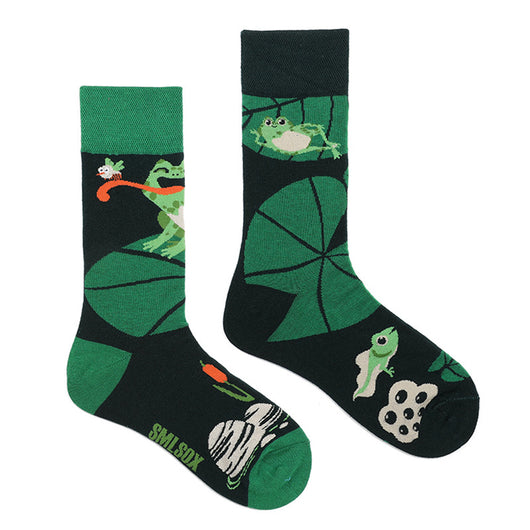 Calcetines Retro Asimétricos para Parejas - Algodón Cómodo Unisex - Image 67