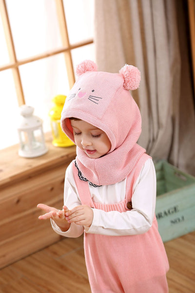Set de Gorros Tejidos para Niños - Diseño Calicó Otoño e Invierno - Image 23