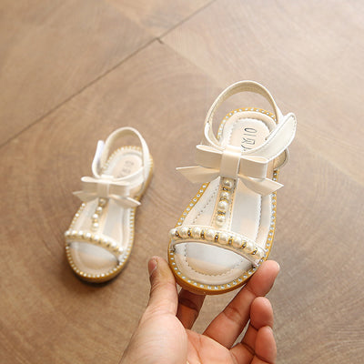 Sandalias Princesa de Perlas para Niñas - Colección Verano - Image 4