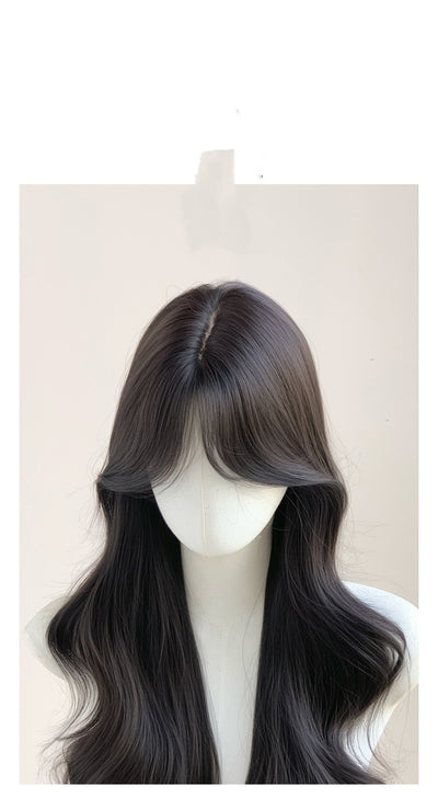 Extensión de Cabello con Flequillo Ondulado Natural y Transpirable - Image 8