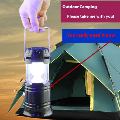 Lámpara Solar Portátil Multifunción para Camping, Emergencias y Puestos Comerciales - Image 17