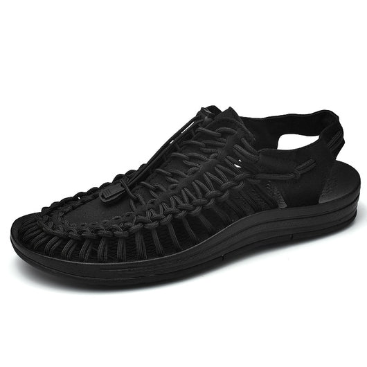 Sandalias Romanas Tejidas con Cordón Ajustable para Hombre y Mujer - Image 9