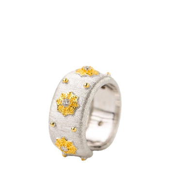 Anillo Elegante Chapado en Oro con Circón Incrustado - Image 6