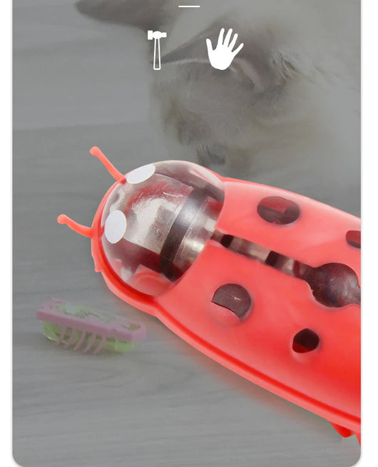Juguete Interactivo Eléctrico Mariquita - Mascota Robot para Gatos y Perros - Image 19