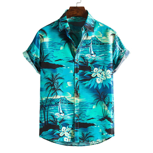 Camisa Hawaiana Manga Corta para Hombre - Image 20