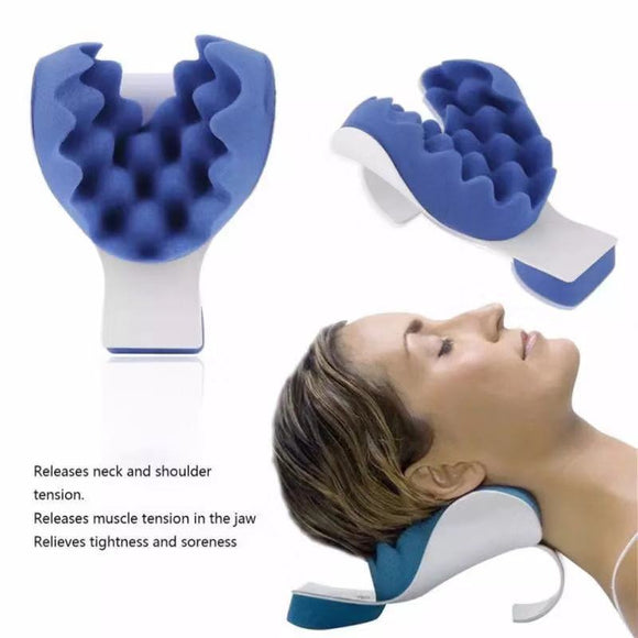 Almohada Cervical de Soporte Ergonómico Azul