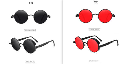 Gafas de Sol Steampunk con Resorte Metálico - Image 11