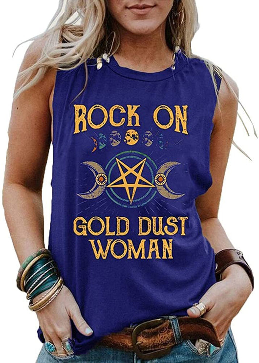 Blusa Tank Top Estampada Cuello Redondo Estilo Boho - Image 12