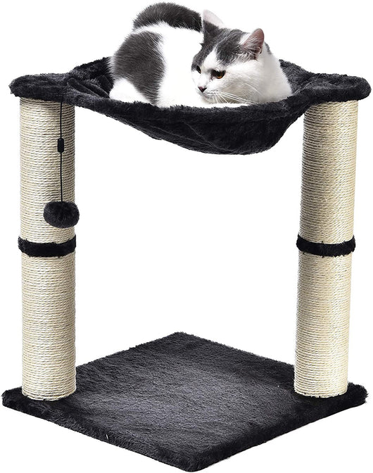 Torre de Juego para Gatos con Columna de Sisal, Nido y Hamaca Integrada - Image 2