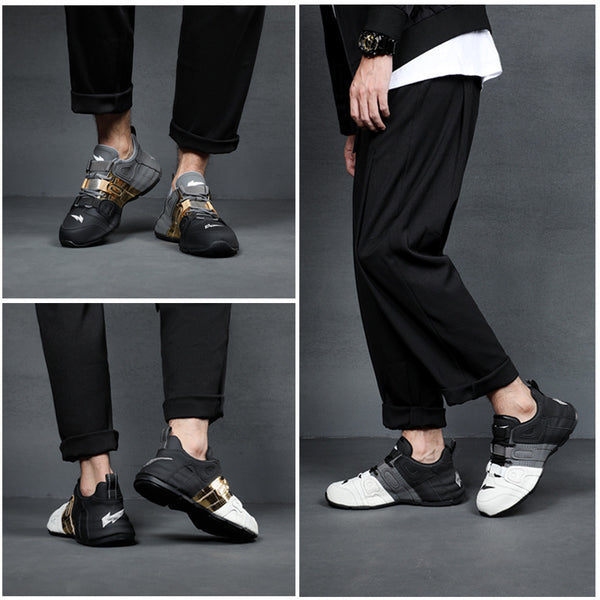 Zapatos Casuales para Hombre con Diseño Colorblock y Suela Bolsa
