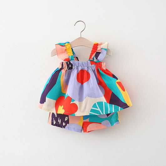 Conjunto Infantil de Dos Piezas: Musculosa y Shorts Estampados - Image 5