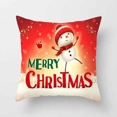 Funda de Almohada Navideña con Diseño de Muñeco de Nieve - Image 26