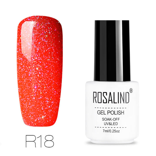 Uñas de Terapia Lumínica Arcoíris con Diseño de Estrellas - 29 Colores - Image 28