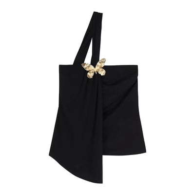 Top Tubo Ajustado para Mujer Verano Negro - Image 6