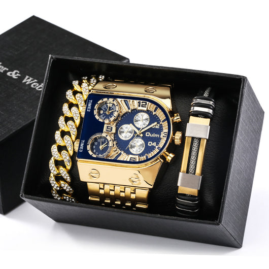 Reloj de Acero Multihuso con Esfera Grande para Hombre - Image 3