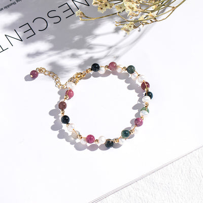 Pulsera de Círculo Amor Hecha a Mano para Novia - Image 3