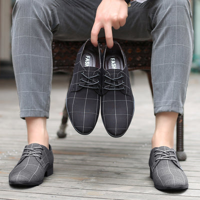 Zapatos de Lona y Cuero - Comodidad Versátil - Image 2