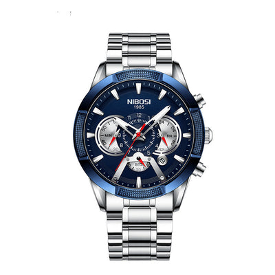 Reloj Nibosi Multifuncional Resistente al Agua con Esfera Luminosa para Hombre - Image 9