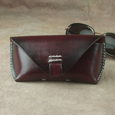 Estuche Artesanal Retro para Gafas de Cuero Genuino con Correa - Image 10