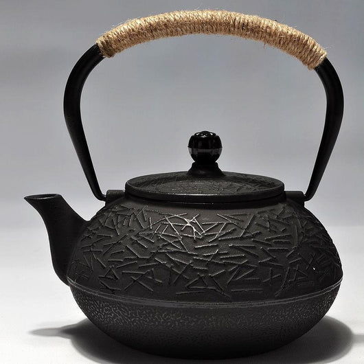 Tetera de Hierro Fundido Artesanal Sin Recubrimiento para Té Kung Fu - Image 6