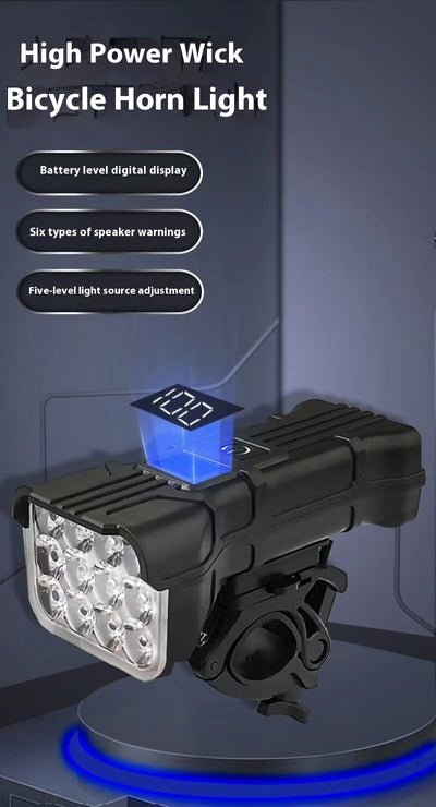 Faro Frontal LED 12 Luces con Pantalla Digital y Batería de Emergencia - Image 13