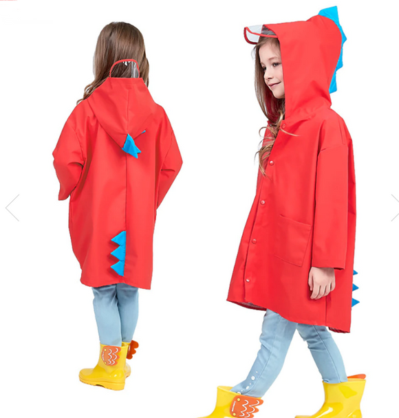 Impermeable Dinosaurio para Niños