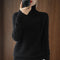 Suéter Cuello Alto Mujer - Pullover Liso y Versátil