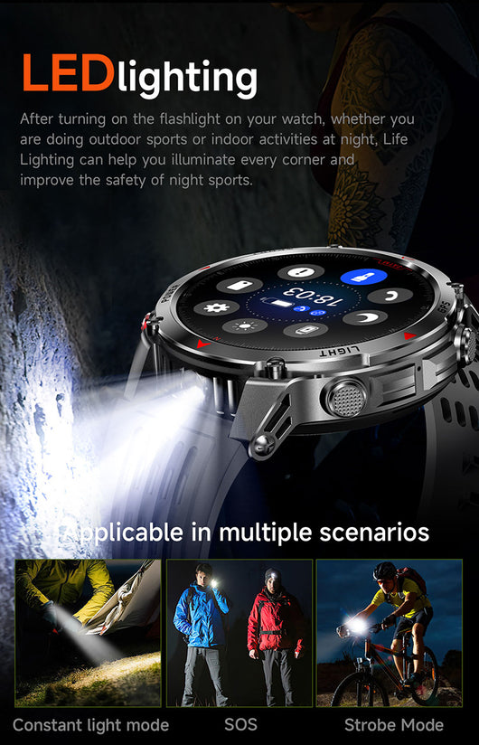 Reloj Deportivo Inteligente con GPS, Brújula y Llamadas Bluetooth - Image 22