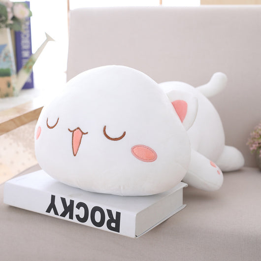 Gatito Acostado de Peluche Suave - Image 14