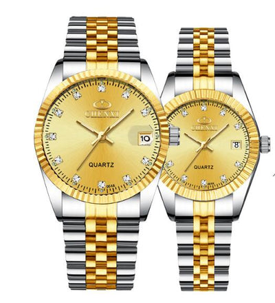 Reloj para Hombre Dorado de Pareja - Image 7