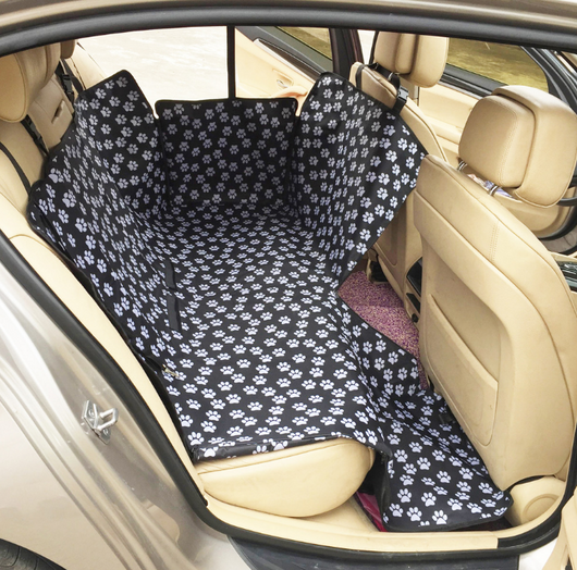 Protector de Asiento de Auto para Mascotas con Arnés de Seguridad Impermeable