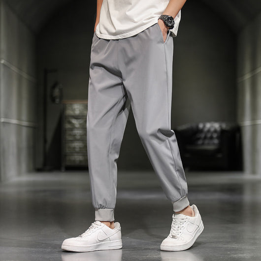 Pantalones Casuales Harlan Trendy Brand con Corte de Nueve Puntos - Image 5