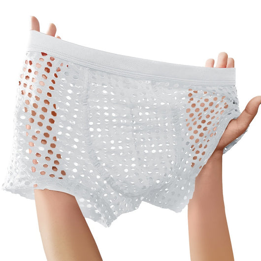 Bóxer Deportivo de Malla Transpirable para Hombre Talla Grande - Image 5