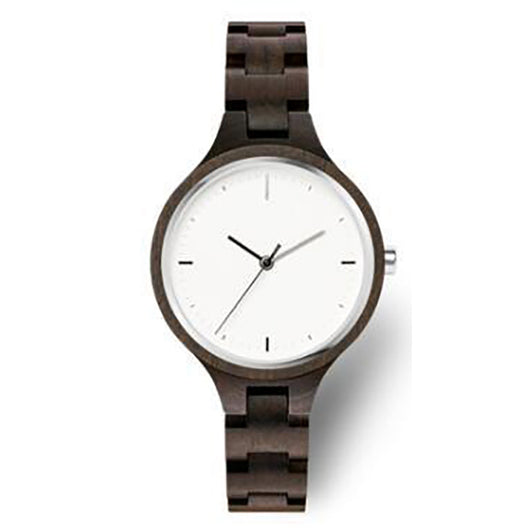 Reloj de Cuarzo Ébano con Cierre Plegable - Madera Maciza Premium - Image 6