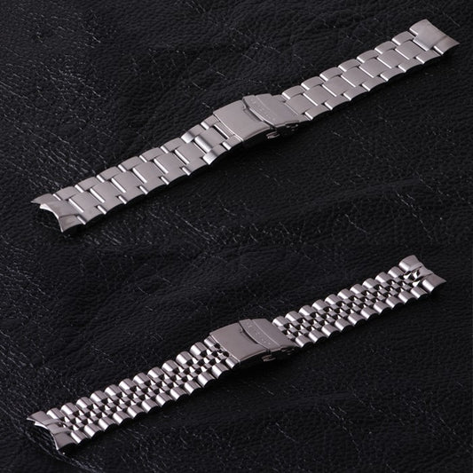 Correa de Reloj SKX007 Acero Inoxidable Curva Sólida