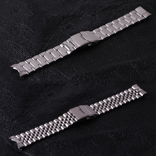 Correa de Reloj SKX007 Acero Inoxidable Curva Sólida