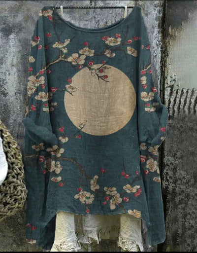 Blusa Casual Estampada de Manga Larga para Mujer - Image 9