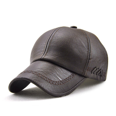 Gorra de Béisbol de Cuero Premium para Otoño e Invierno - Image 13