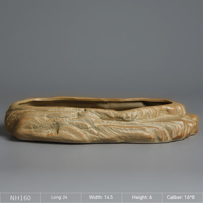 Maceta de Cerámica Stoneware con Diseño Floral - Image 3