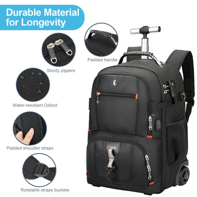 Mochila de Viaje Swicky con Gran Capacidad - Ideal para Equipaje de Mano - Image 15