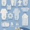 Four Seasons Azul 27 Piezas