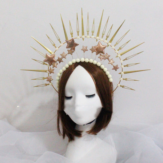 Tiara DIY Lolita Estilo Madonna - Kit de Material para Escenario - Image 3
