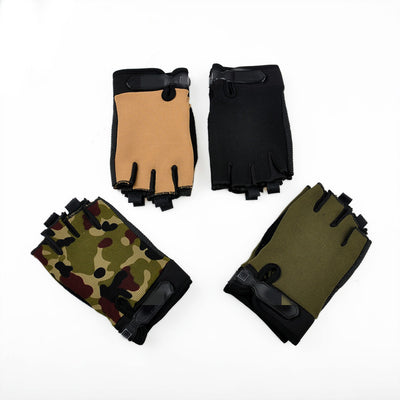 Guantes Tácticos de Medio Dedo para Exteriores Estilo Militar - Image 12