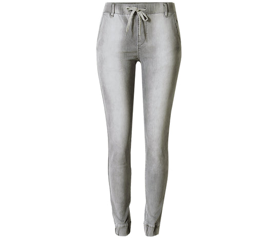 Pantalones Deportivos Elásticos Grises Talla Grande para Mujer - Image 17