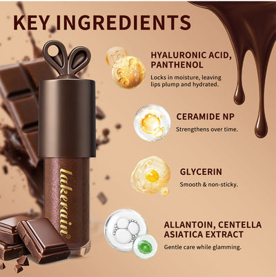 Brillo Labial Brasileño Color Chocolate - Hidratación Duradera y Brillo Intenso - Image 11