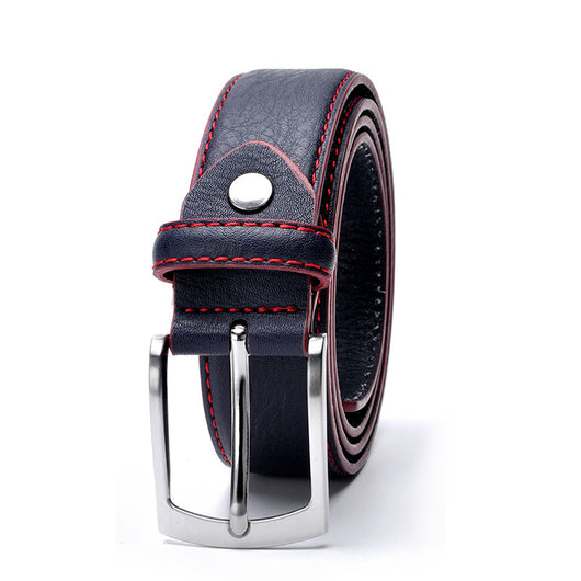 Cinturón Casual para Hombre con Hebilla de Pasador y Patrón Decorativo - Image 7