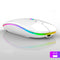 Ratón Inalámbrico Ultrafino con Iluminación LED Colorida
