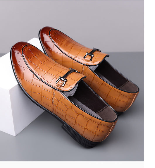 Zapatos de Cuero Ligeros Talla Grande Estilo Cuadros Lujo Premium - Image 24